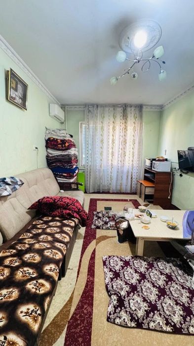 2/3/4 в бывшем общежитии, 35 м². Спутник 4 (Сергели). Метро - 400 м.