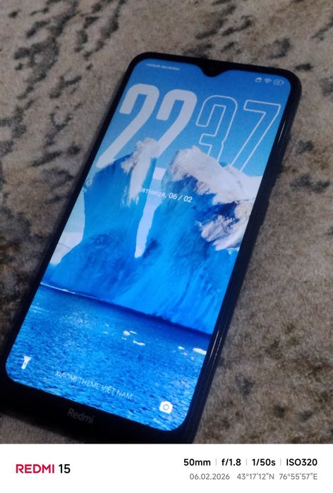 Редми 8 с коробкой чехлом