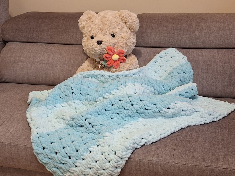 Бебешки плетени одеяла/пелени
