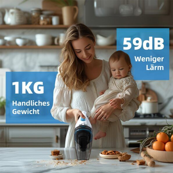 Anktel PowerClean 2400 BH-6101 Безжична ръчна прахосмукачка за мокро и