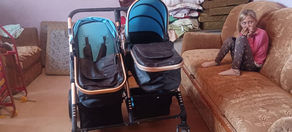 Коляска для двойни 15000