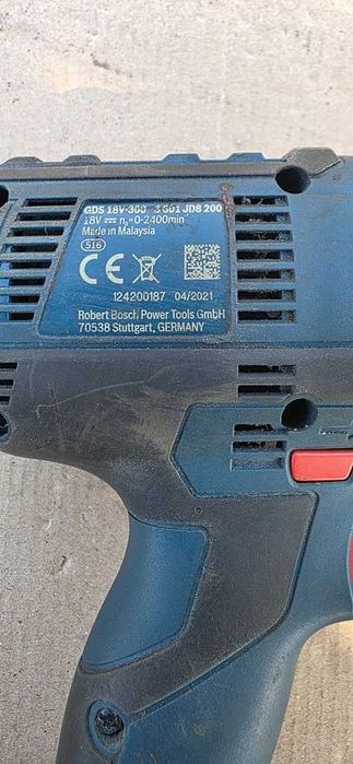 Bormasina impact Bosch GDS 18V 300