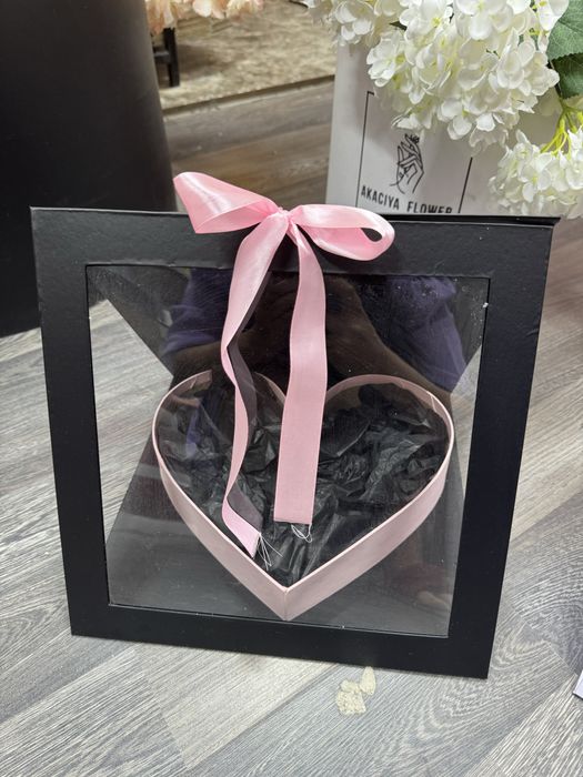 коробка треугольник сердцам