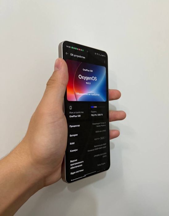 OnePlus 13R , 256/12ГБ АКБ - 100%.