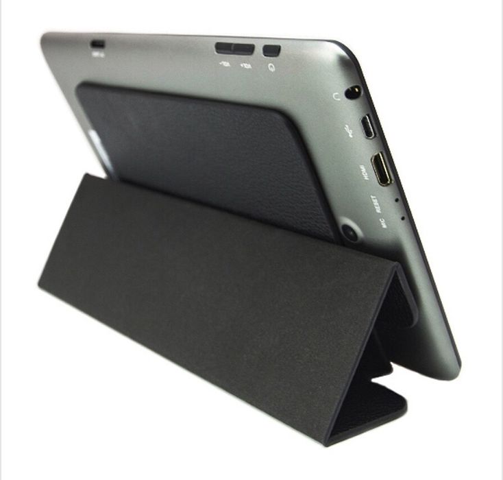 Husa flip imitatie piele pt tablete 8" cu magnet