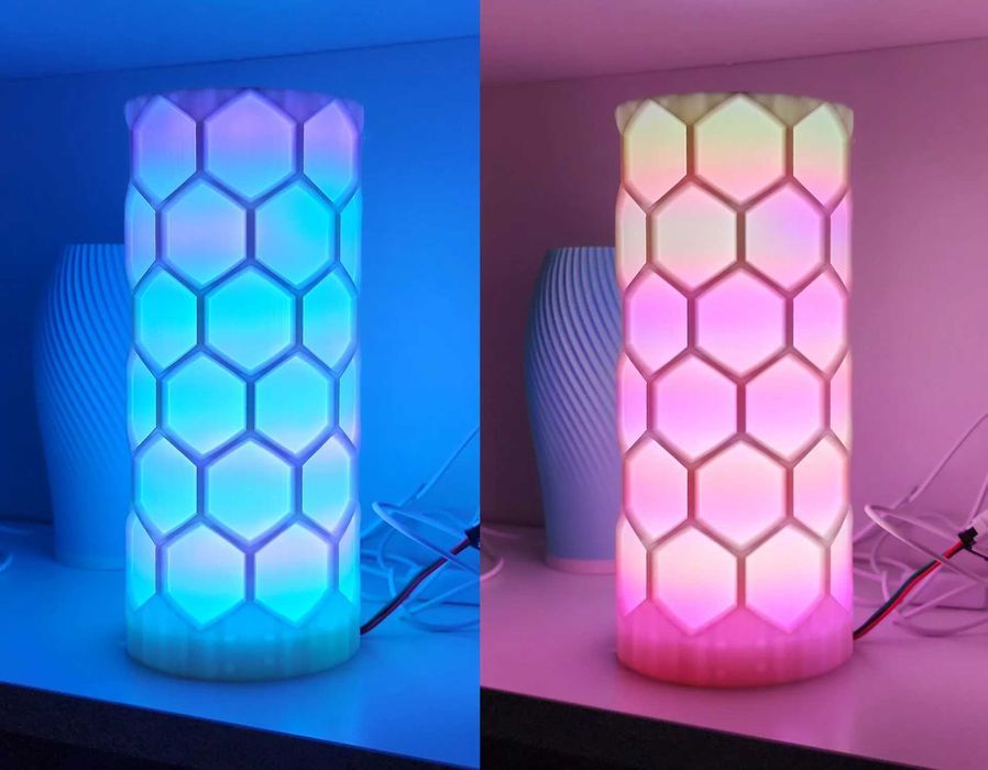 Lampa birou decorativa RGB alimentare USB sau la priza