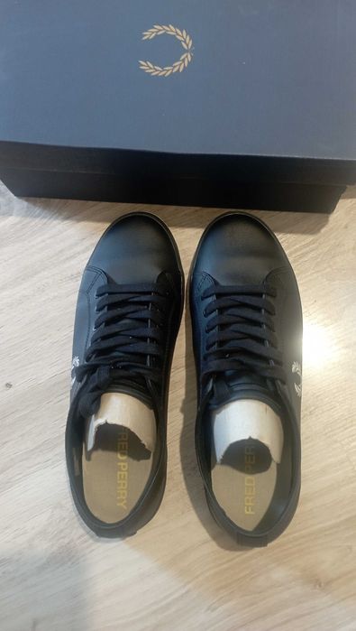Fred Perry черни мъжки кецове - спортни обувки номер 41
