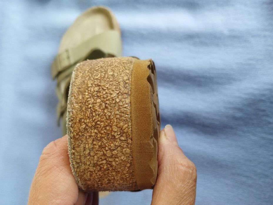 Чехли Birkenstock и мокасини ecco номер 47.