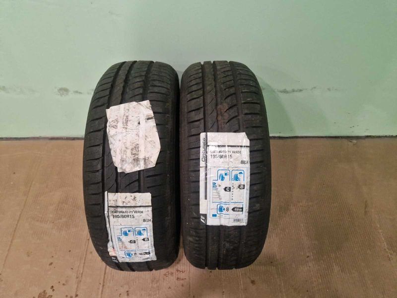 2 Pirelli 15 195/60/ 
нови летни гуми 
DOT1019