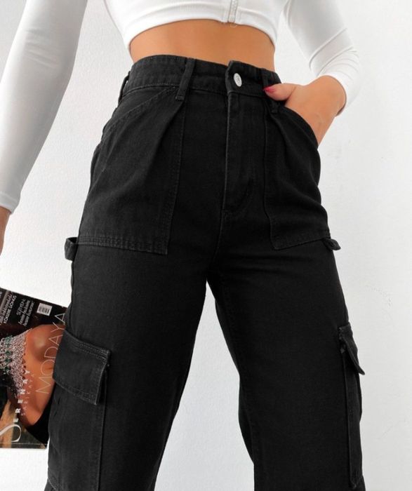 Джинсы карго  на девочку 140-146 рост