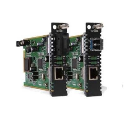 Cartela mediaconvertor 10/100/1000TX to 100FX SM 20Km, In-band