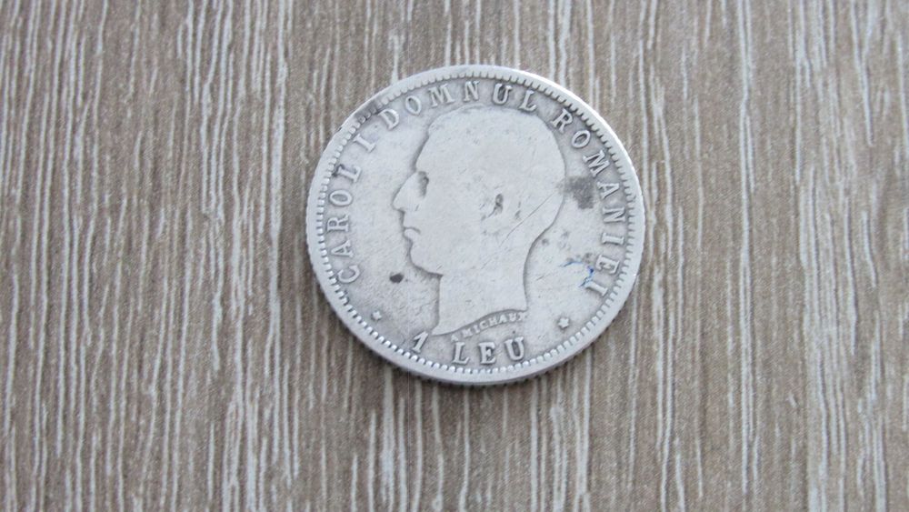 moneda argint 1 Leu 1906