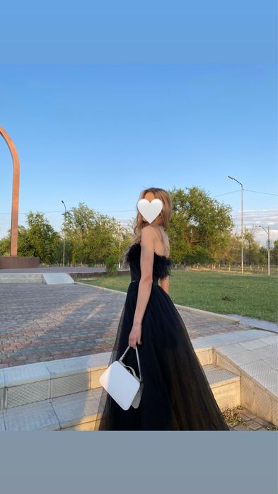 Черное Вечернее платье