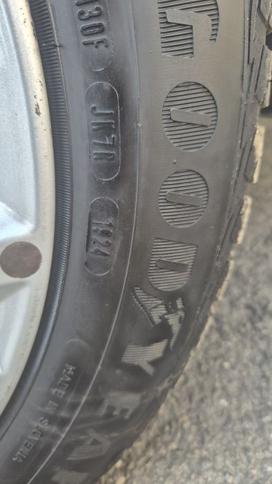 Roti Jante aliaj , Kia, Hyundai,  R16, originale cu anvelope Goodyear allseason 2024