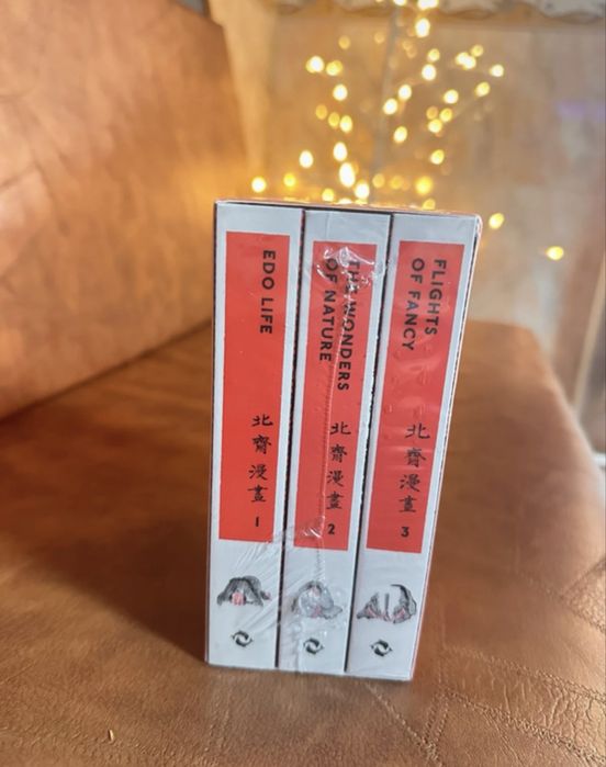 Hokusay Manga 3 volume engleza