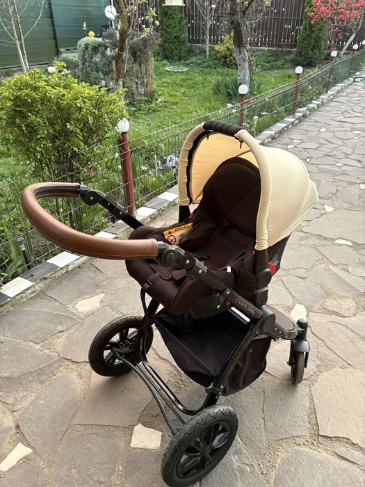 Carut 3 in 1 cu baza isofix