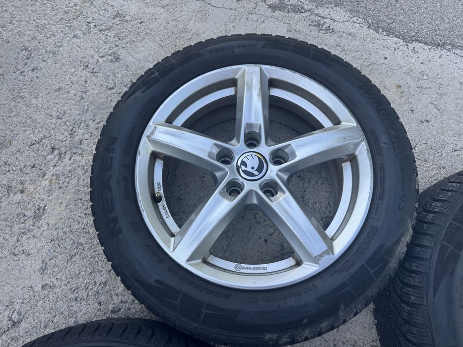 Джанти 16 5х112 Brock със зимни гуми Nexen 205/55/16