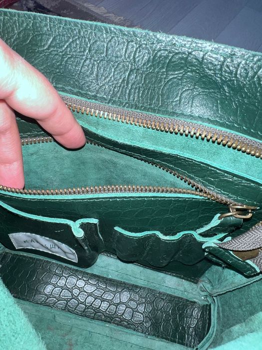 кожаная сумка Kanishka