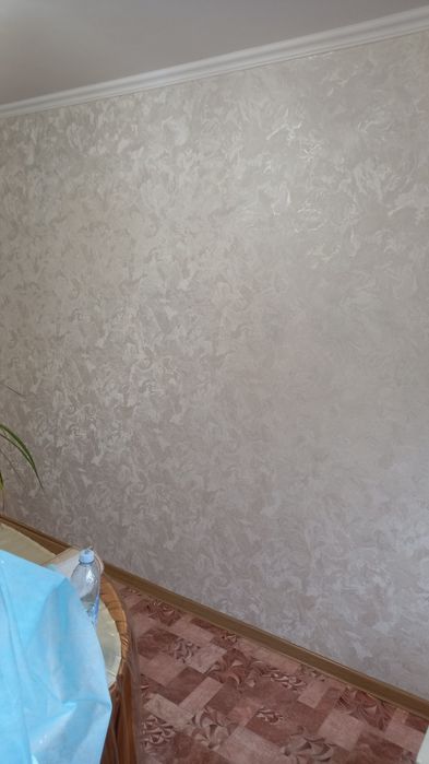 Шпаклёвка,клею обои