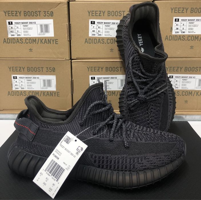 Yeezy 350 V2 Boost Black (Non Reflective) Yeezy Boost 350