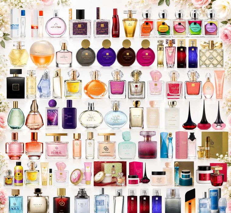 Налични парфюми, тоалетни води  от Avon, Oriflame