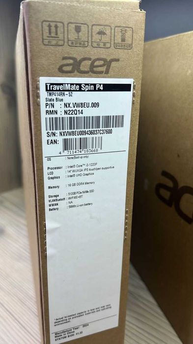 Ноутбук acer intel core i3