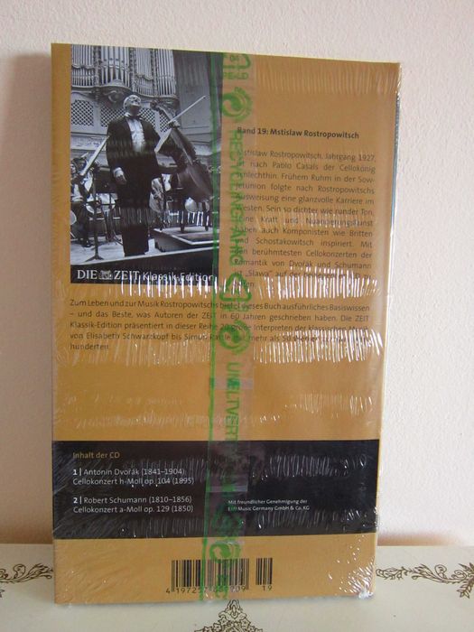 cd rar violoncel Mstislav Rostropovich Klassik 2006 sigilat