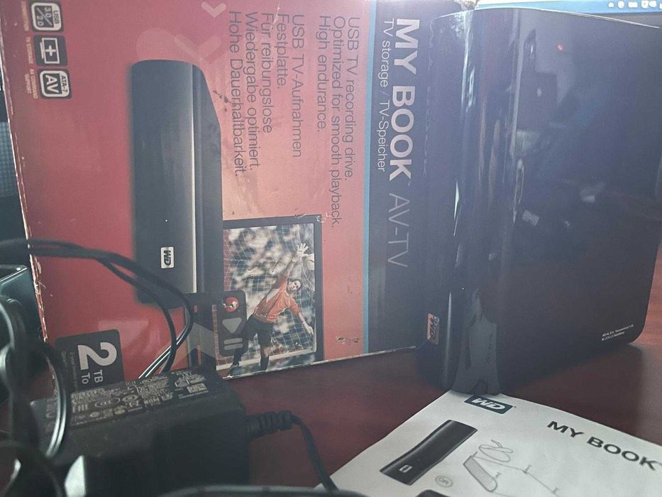 HDD extern WD MyBook  AV-TV 2Tb  USB 3.0