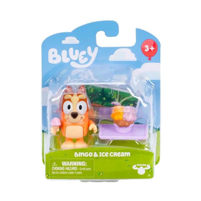 Bluey Блуи комплект фигурка с аксесоари Бинго Блуи 7 вида
