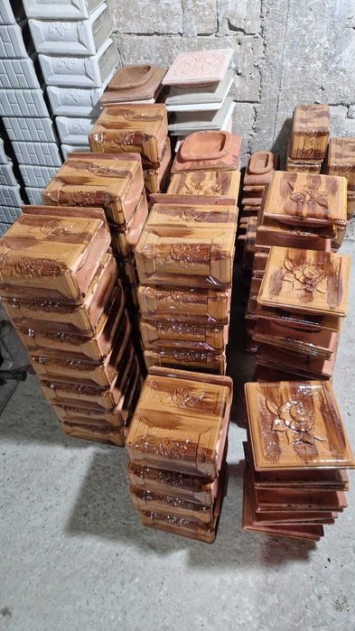 Sobe teracotă vrac și montate