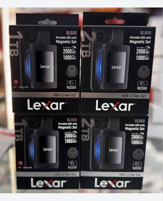 Lexar портативный portable. ssd. 1 tb. 2 tb. Magsafe. Sl500