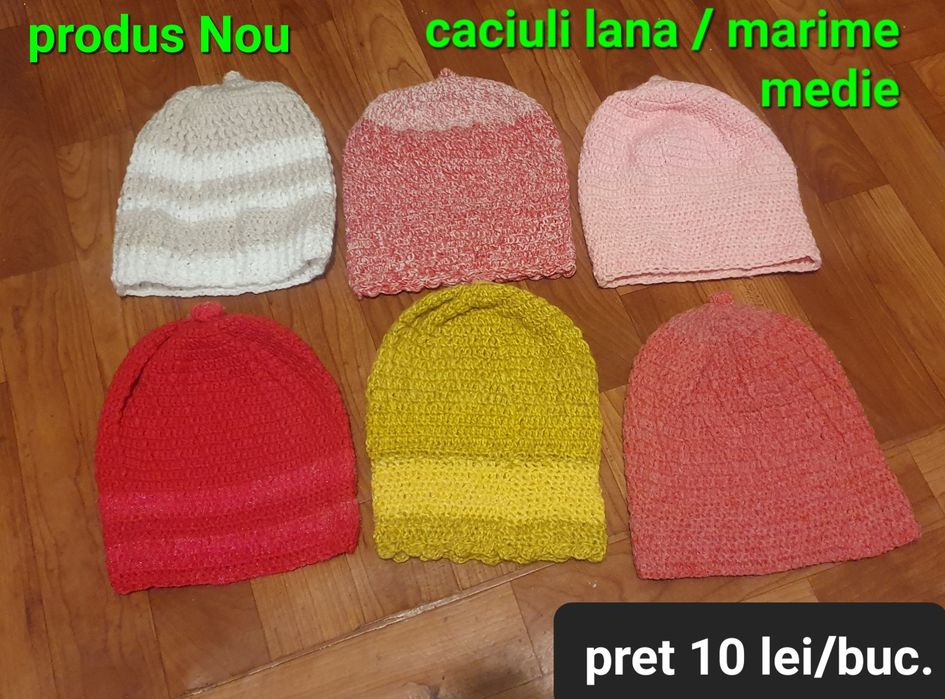 Caciuli dama lana/noi