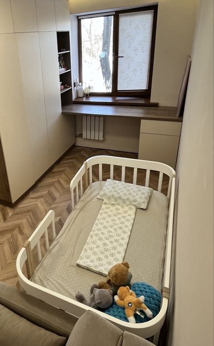 Детская кроватка из массива березы