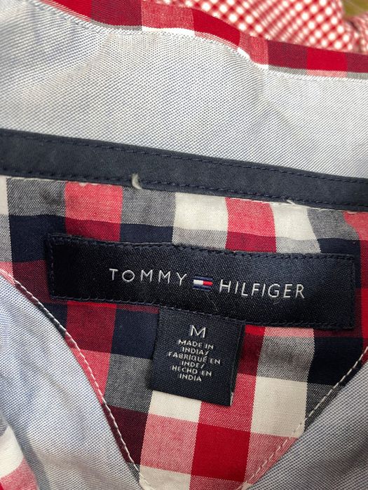 Мъжка карирана риза TOMMY HILFIGER размер M