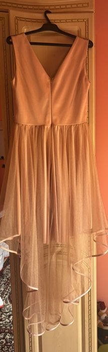 Rochie roz bombon cu sclipici, M