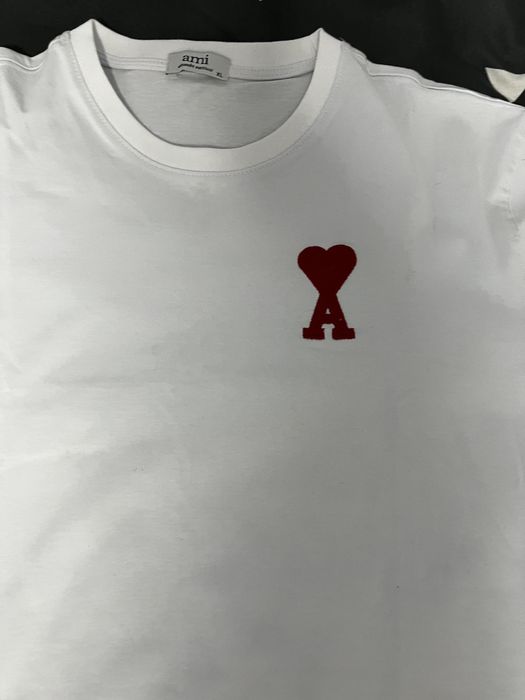 tricou alb ami paris XL