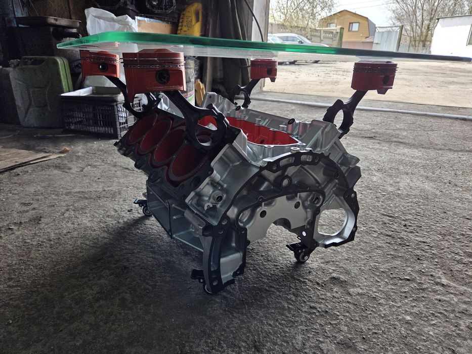 Журнальный столик из двигателя