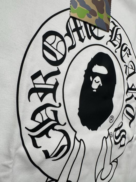 Chrome Hearts x Bape White T-shirt