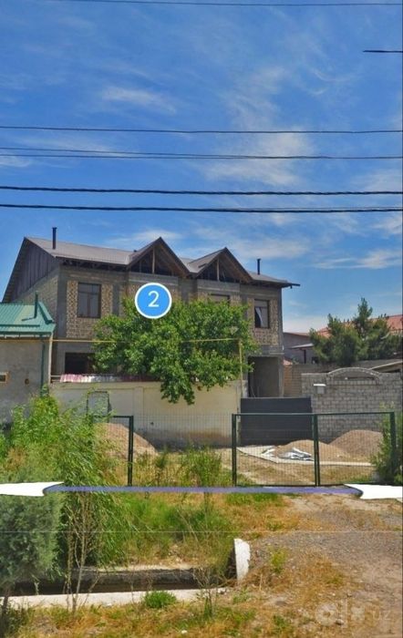 Продаю участок Сергели, дом коробка