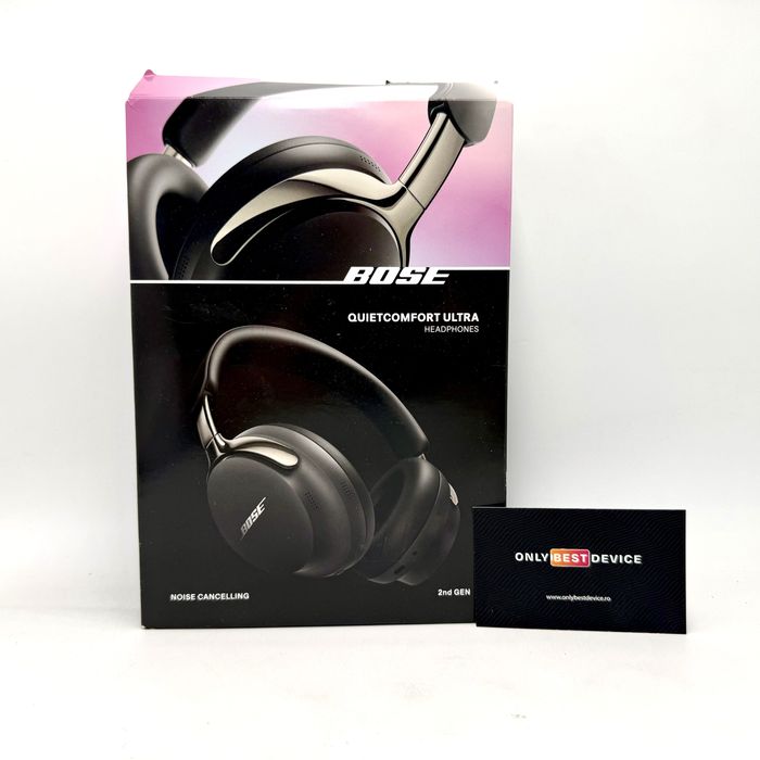 Casti Bose QuietComfort Ultra 2nd Gen Over-Ear Noise Cancelling Black