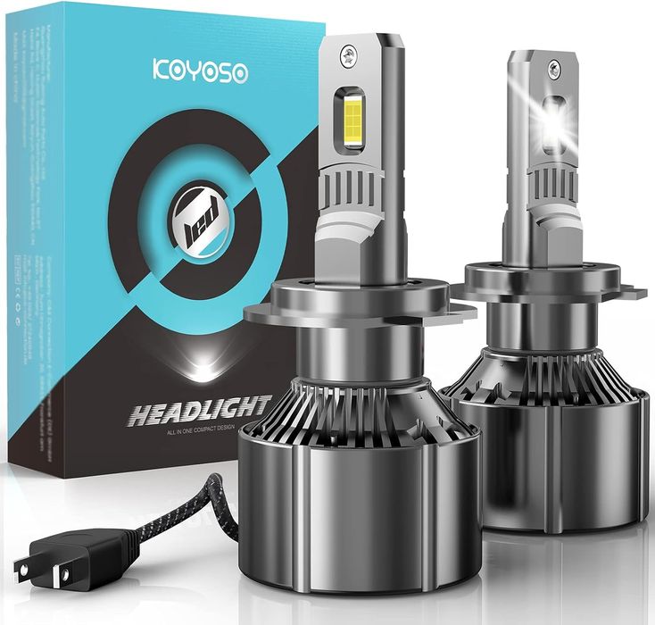 H7 LED крушки за фарове, KOYOSO 110W 19000 лумена, 6500K