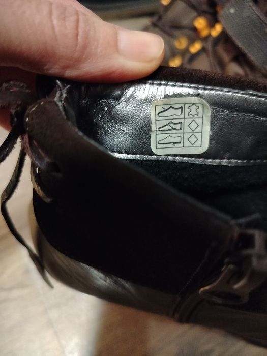 Ghete de piele naturală femei mărimea 37