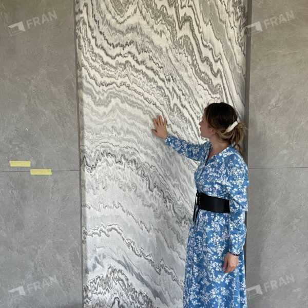 Натуральный Каменный шпон Artic White