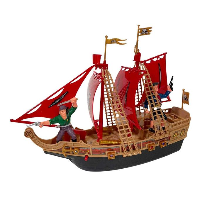 Детска играчка Пиратски кораб 30см, с ефекти