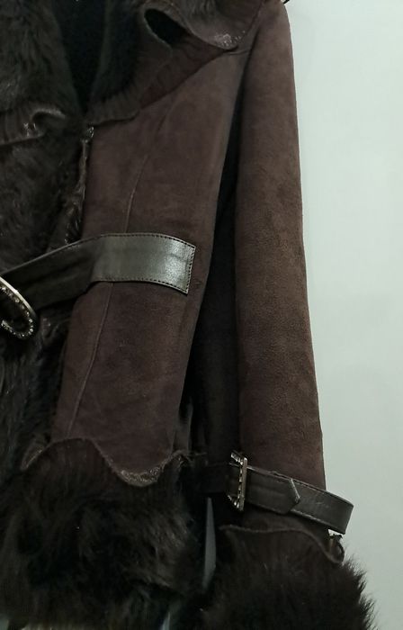 Cojoc piele întoarsă +blană