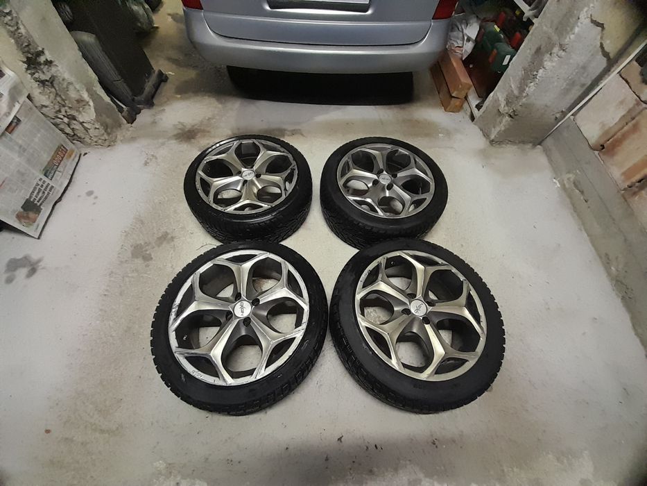 Джанти 17ки 4х100 oxigin със зимни гуми