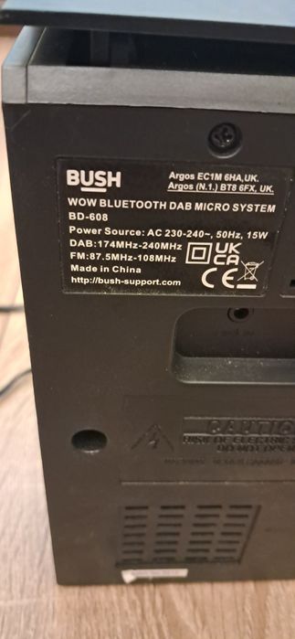 Micro sistem audio Bush radio cd, bluetooth