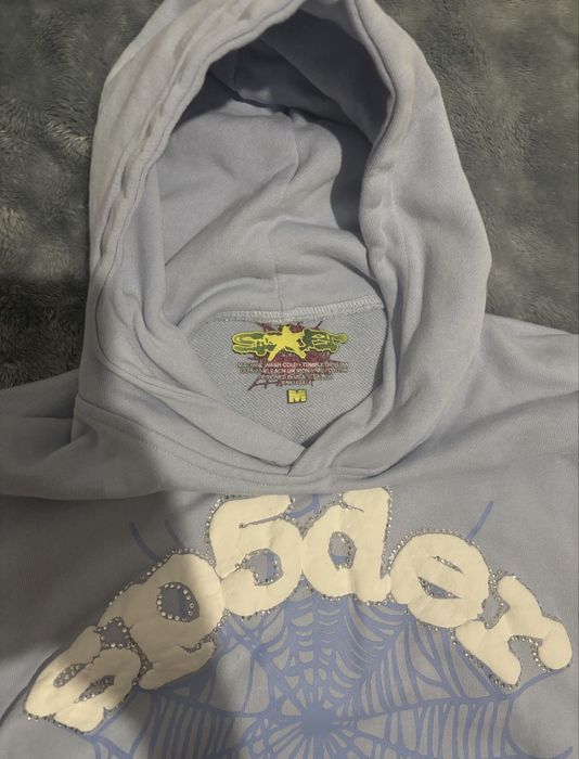 hanorac spider albastru