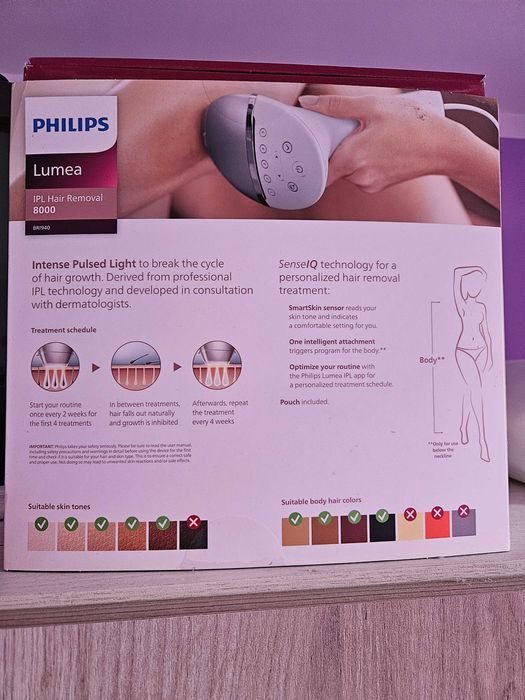 Фотоепилатор Philips lumea BRI940