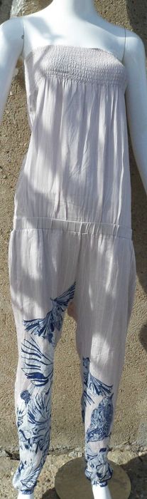 Salopeta cu pantaloni lungi si talie căzută, mărimea M, Guess